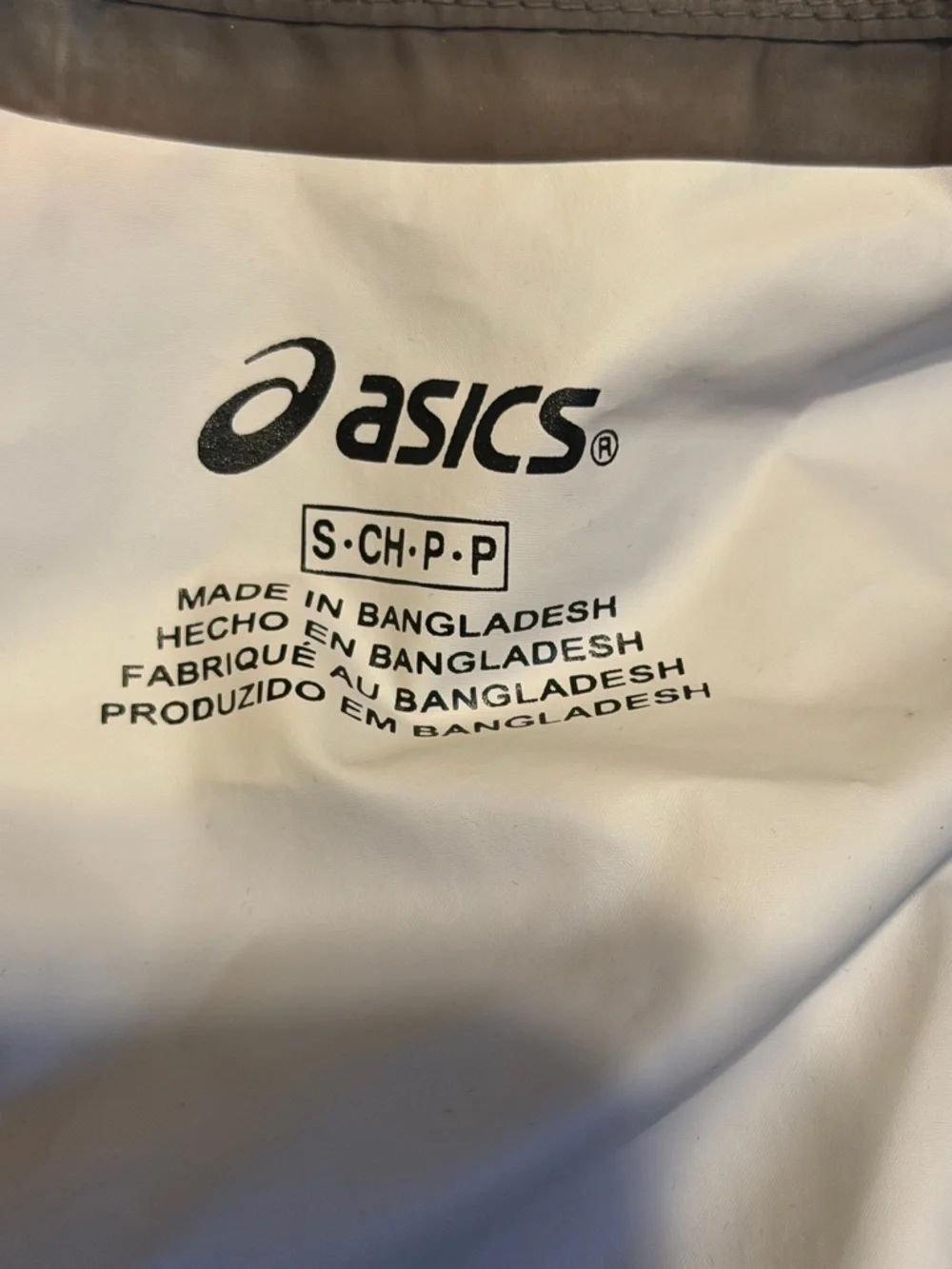 Asics small Black Jacket Windbreaker Hood waterproof run activewear women men